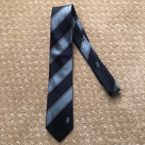 RARE Limited University of Oxford Lincoln College Tie, Blue Stripe Silk Design - Picture 1 of 3